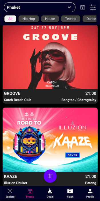 Live Event Tracking Feature